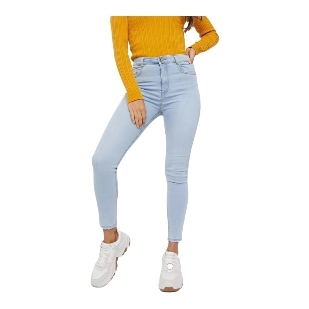 ASOS design Pull&Bear basic high rise skinny jean… - image 3